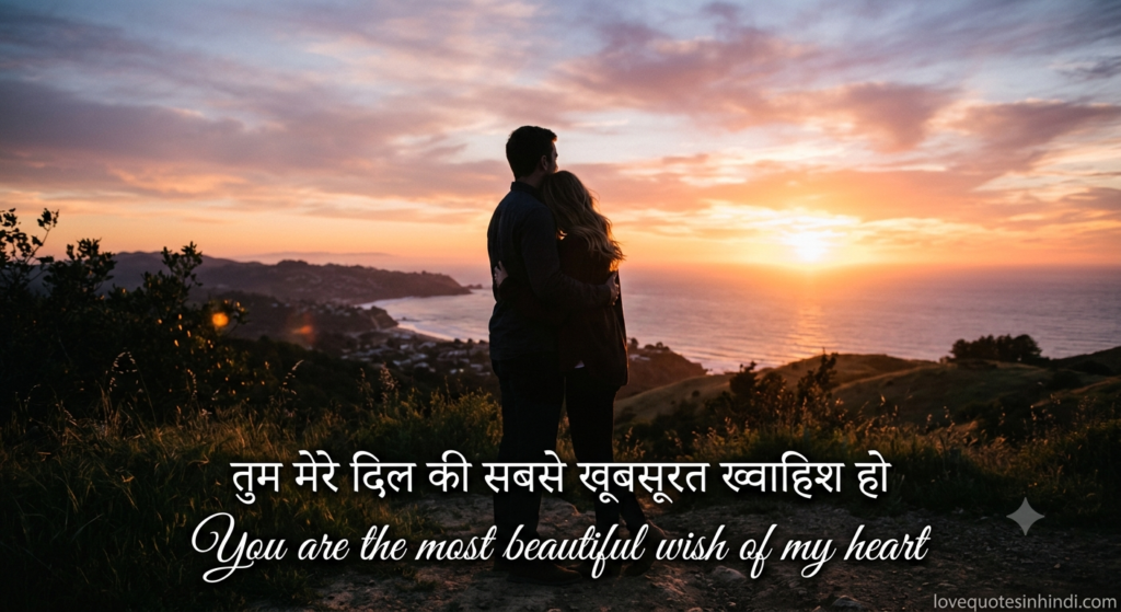 Heart Touching Romantic quotes in hindi english