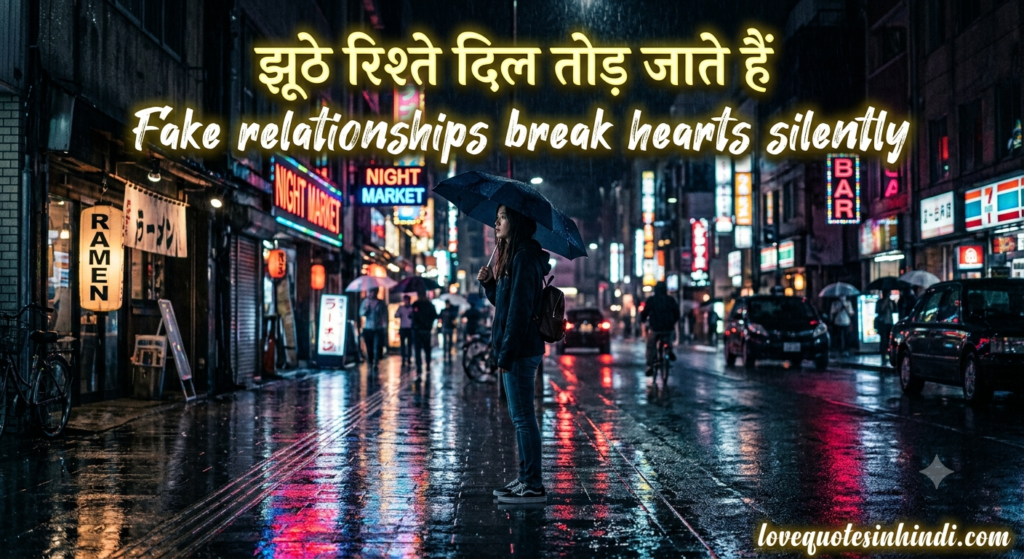 Heartbreaking Cheating in Love Quotes in Hindi