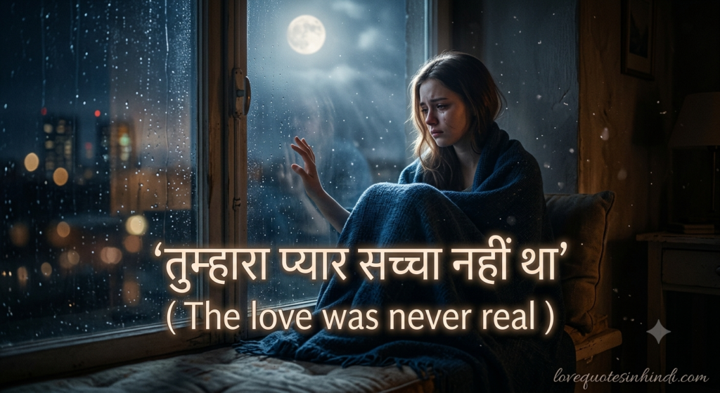 Fake Love Quotes in Hindi for Girlfriend