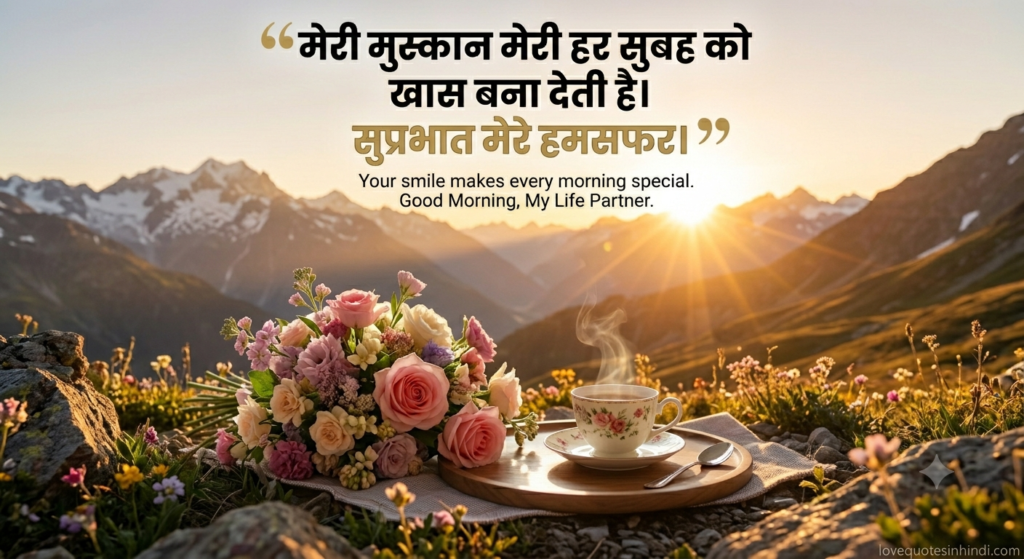 Good Morning Love Quotes in Hindi for Girlfriend