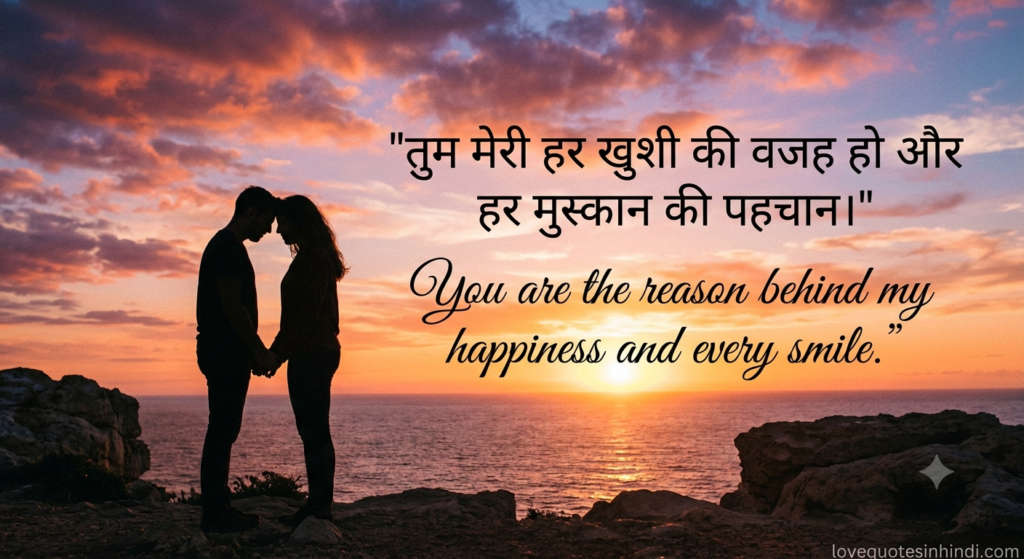 Heart Touching Love Quotes in Hindi for Him
