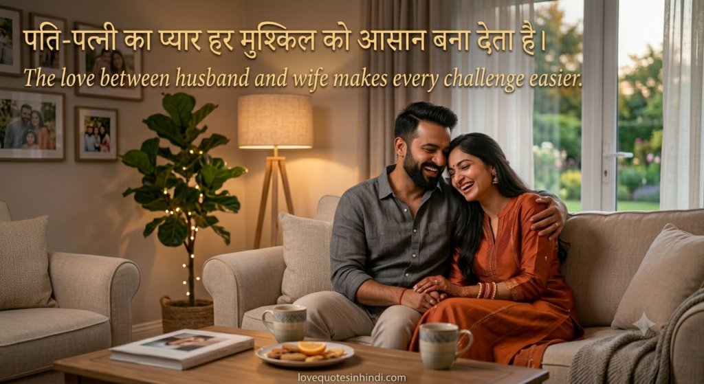 Funny Husband Wife Love Quotes in Hindi