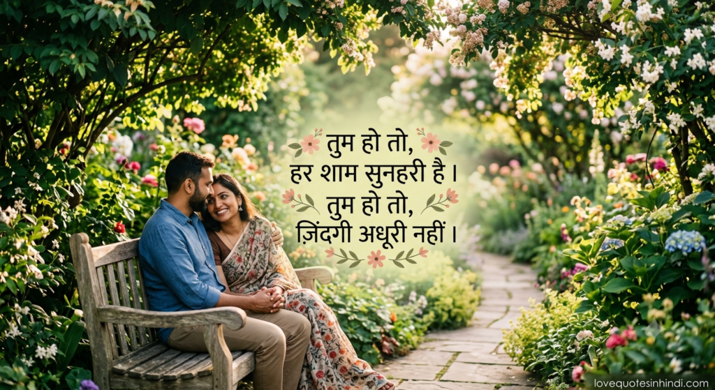 Romantic quotes for hubby in Hindi