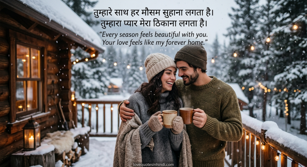 Romantic Love Quotes in Hindi 2 Line