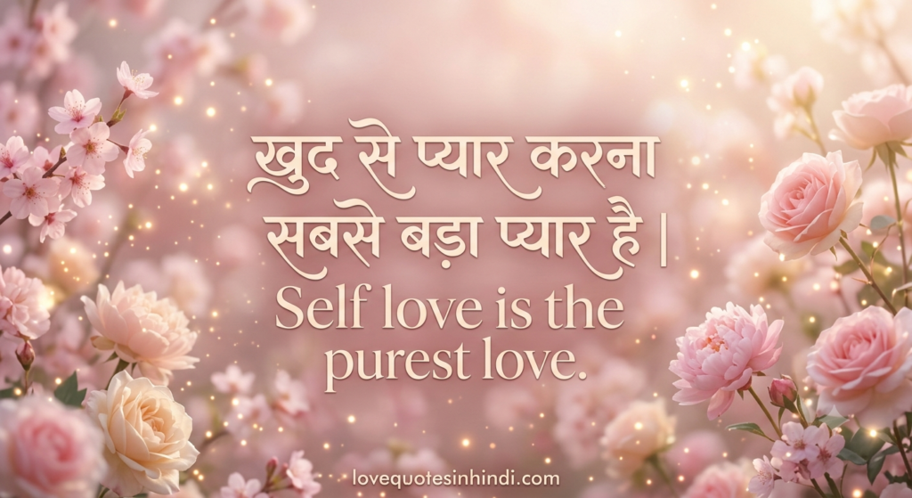 Self Love Quotes in Hindi for Boy — लड़कों के लिए सेल्फ लव कोट्स