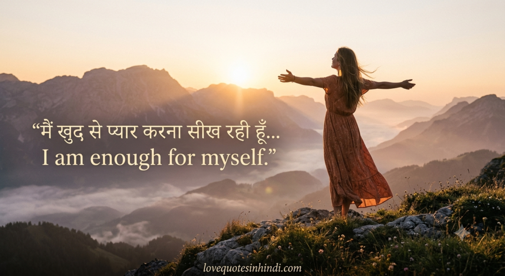Self Love Quotes in Hindi and English — हिंदी और इंग्लिश में सेल्फ लव कोट्स