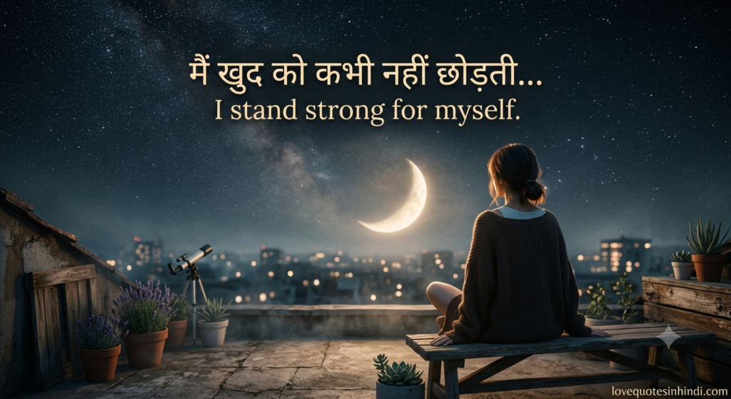 Self Love Quotes in Hindi for Girl
